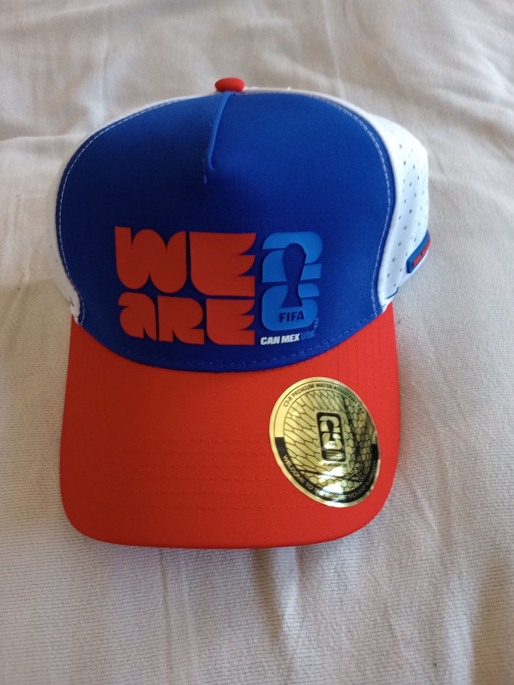 WE ARE FIFA Trucker Hat - Blue & Red